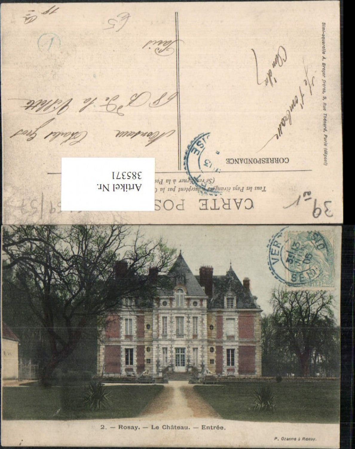 385371,Franche-Comte Jura Rosay Le Chateau Schloss