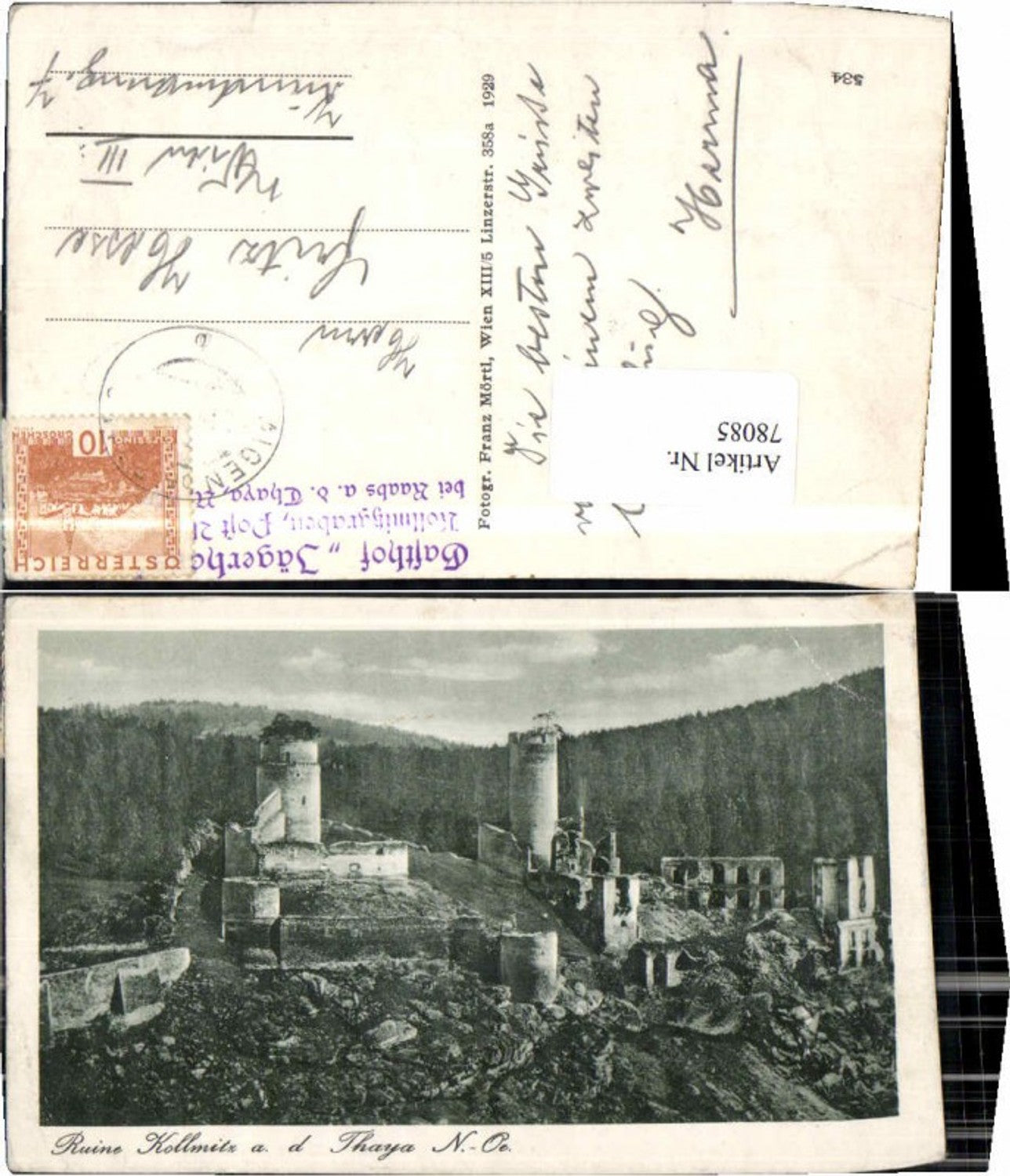 78085,Kollmitz bei Raabs a.d. Thaya 1929