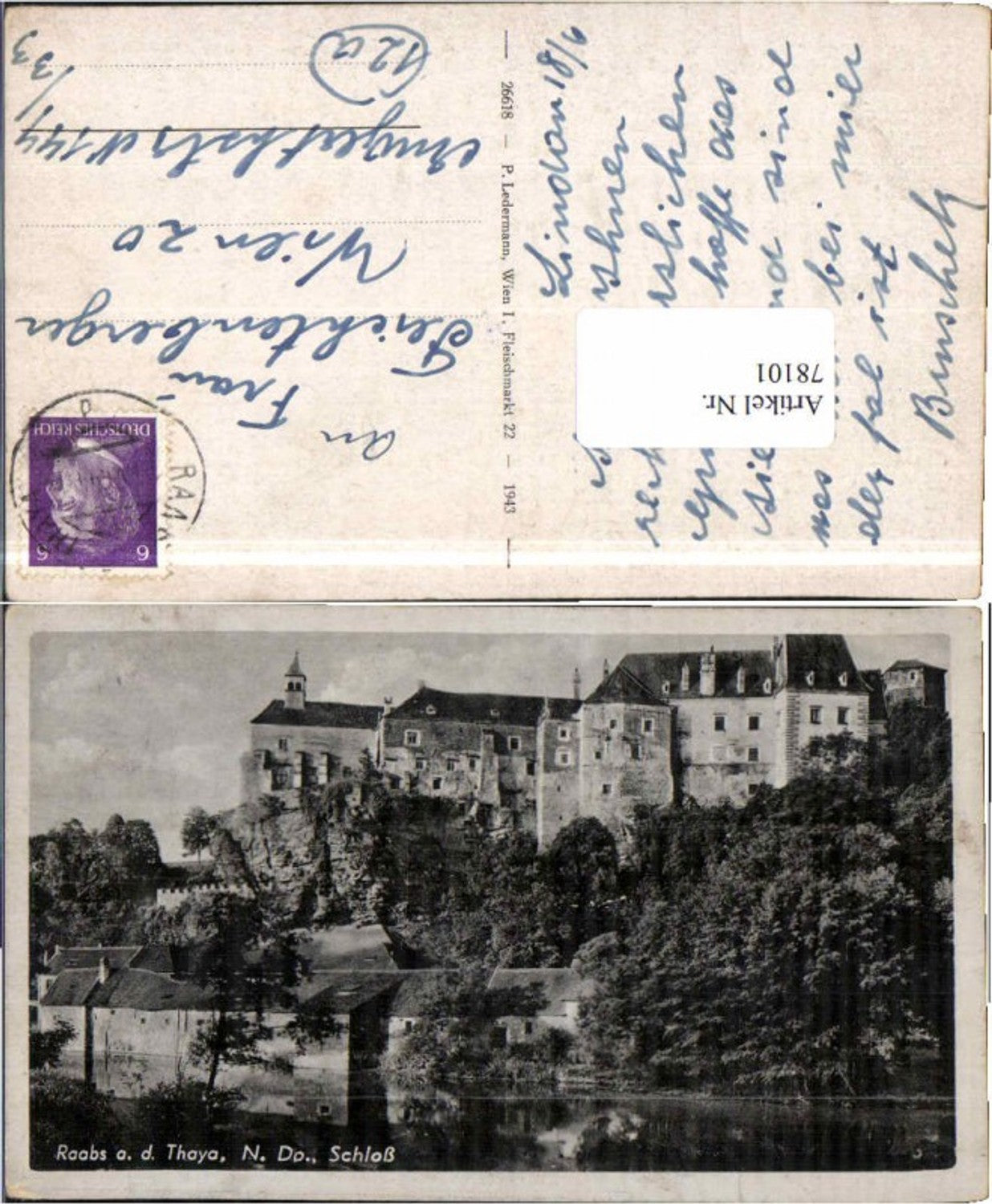 78101,Raabs a.d. Thaya Partie 1943 Ledermann 26618