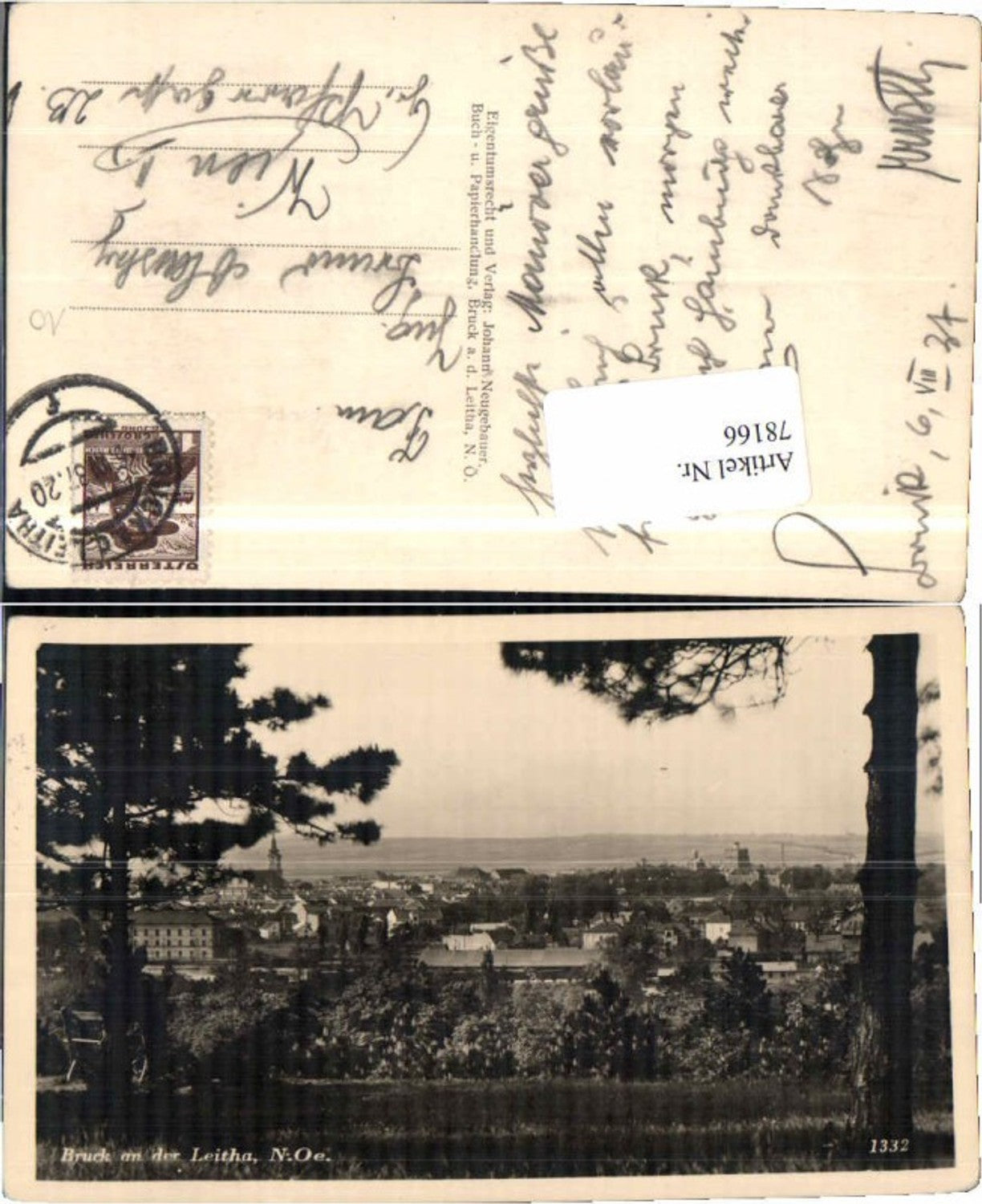 78166,Bruck a.d. Leitha Totale 1937