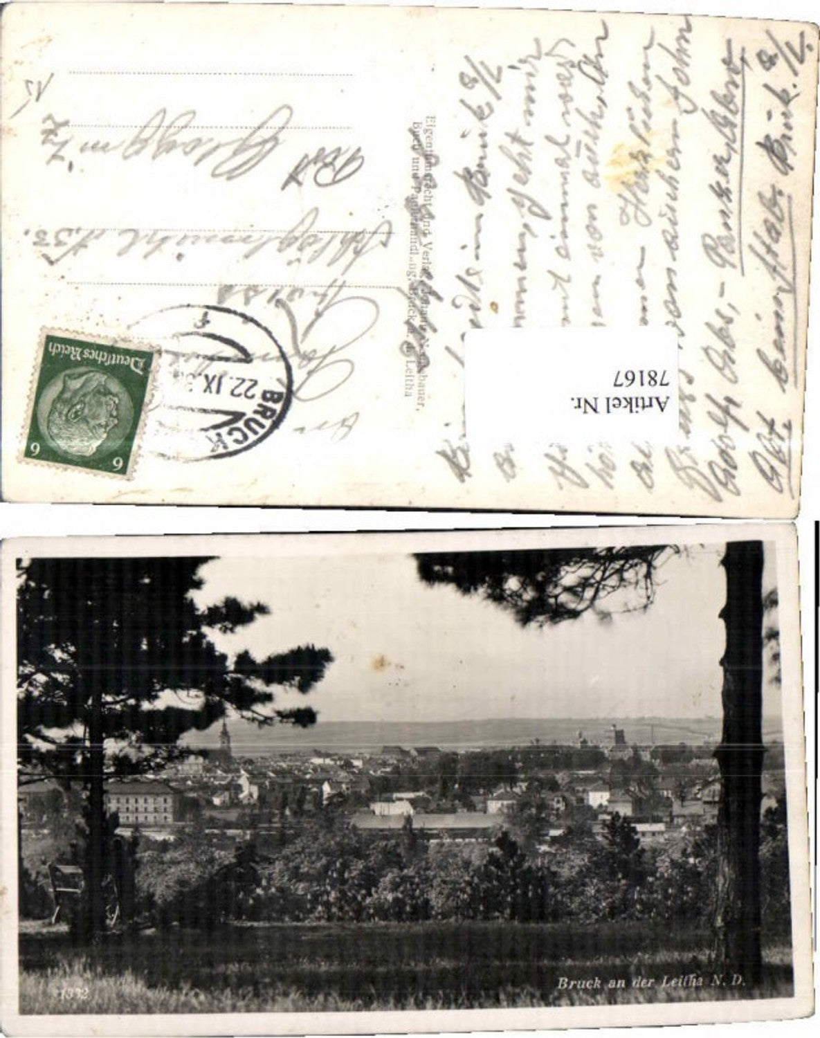 78167,Bruck a.d. Leitha Totale 1937