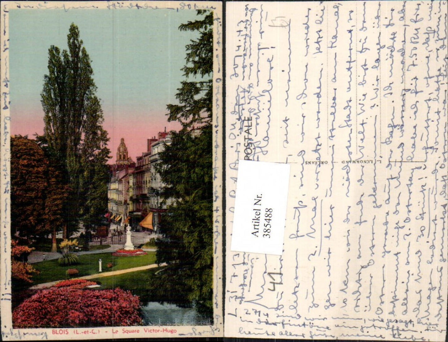 385488,Centre Loire-et-Cher Blois Le Square Victor-Hugo