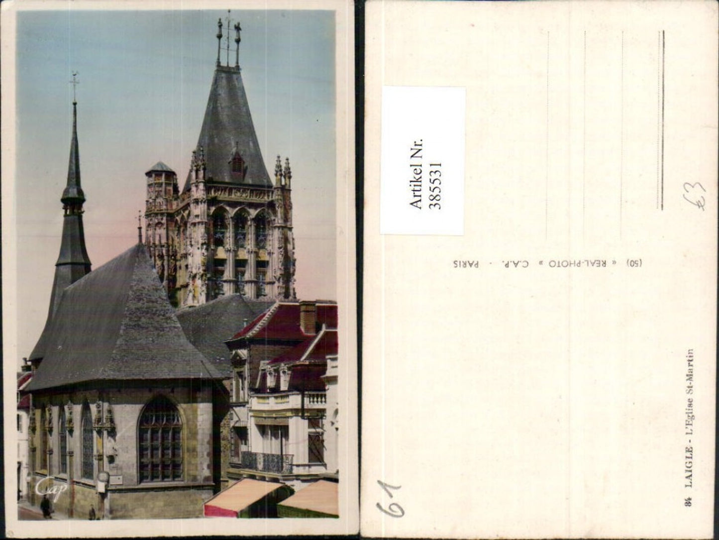 385531,Basse-Normandie Orne Laigle L'Eglise St-Martin Kirche