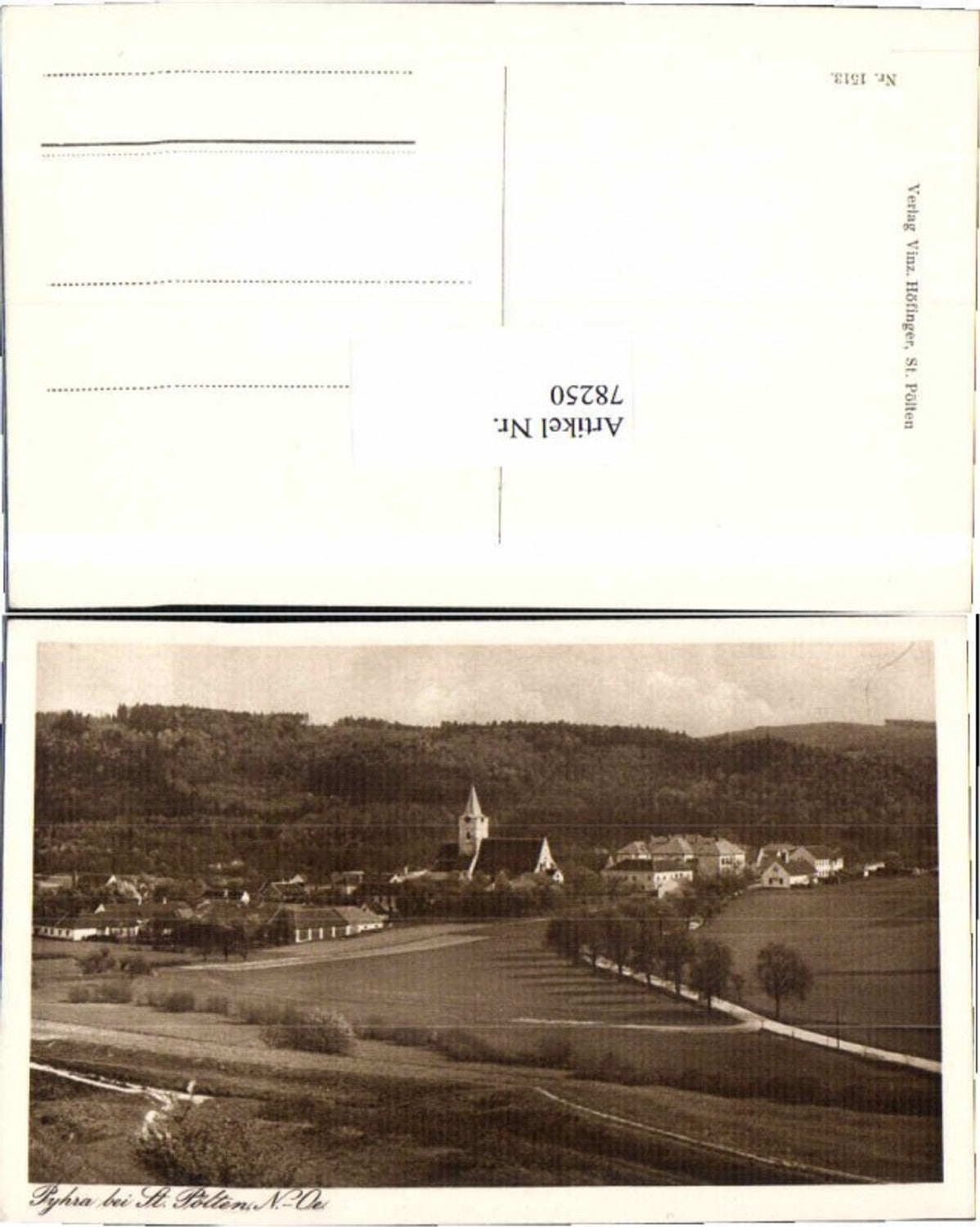 78250, Pyhra near St. Pölten Böheimkirchen 1920