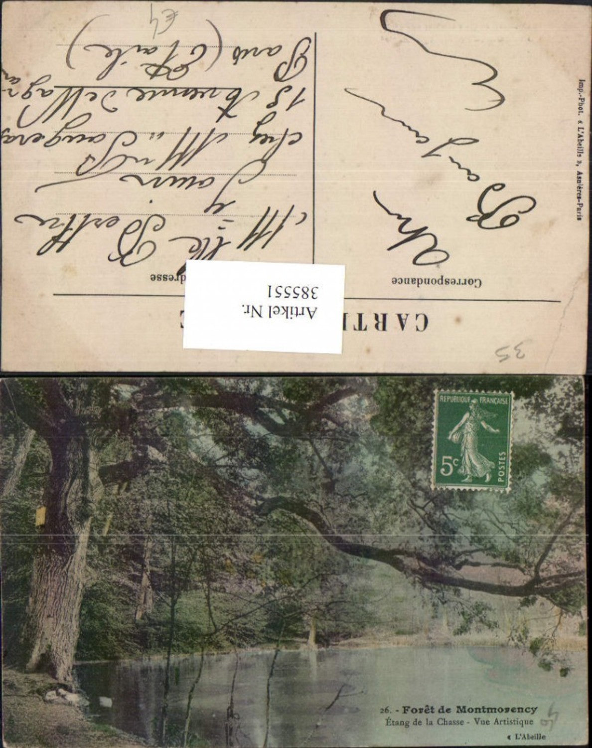 385551,Bretagne Ille-et-Vilaine Foret de Montmorency Etang de la Chasse Landschaft Partie