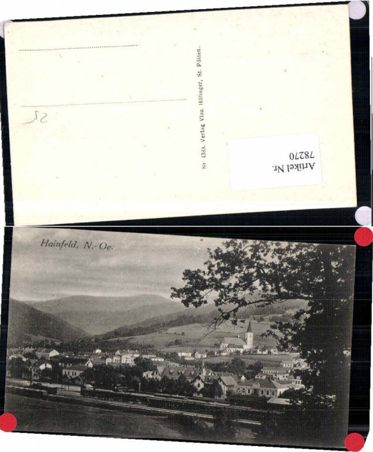 78270,Hainfeld bei Lilienfeld 1920