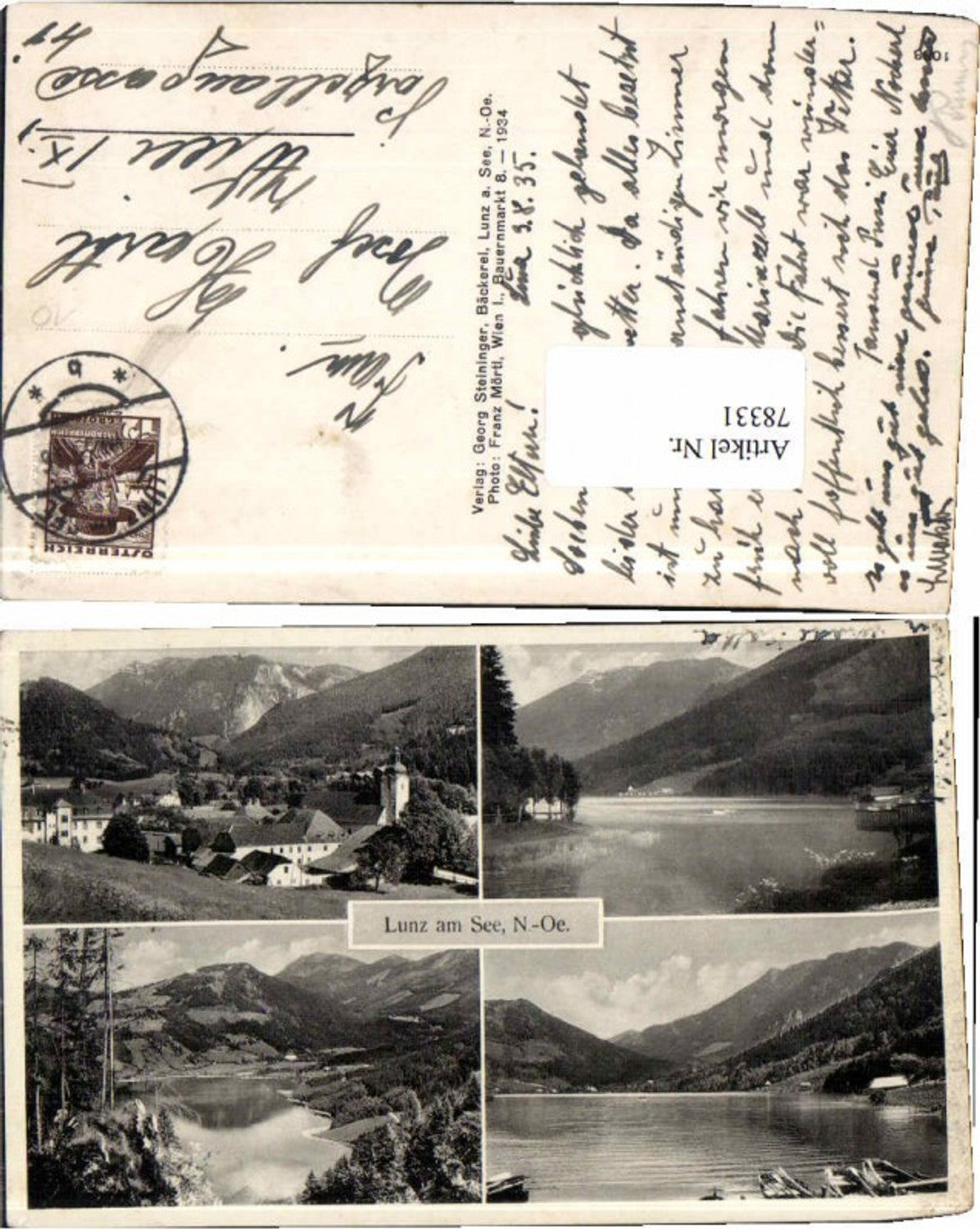 78331,Lunz am See Mehrbild 1934