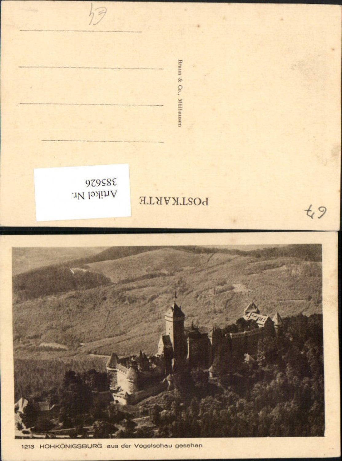 385626,Elsass Bas-Rhin Orschwiller Hohkönigsburg Haut-Koenigsburg