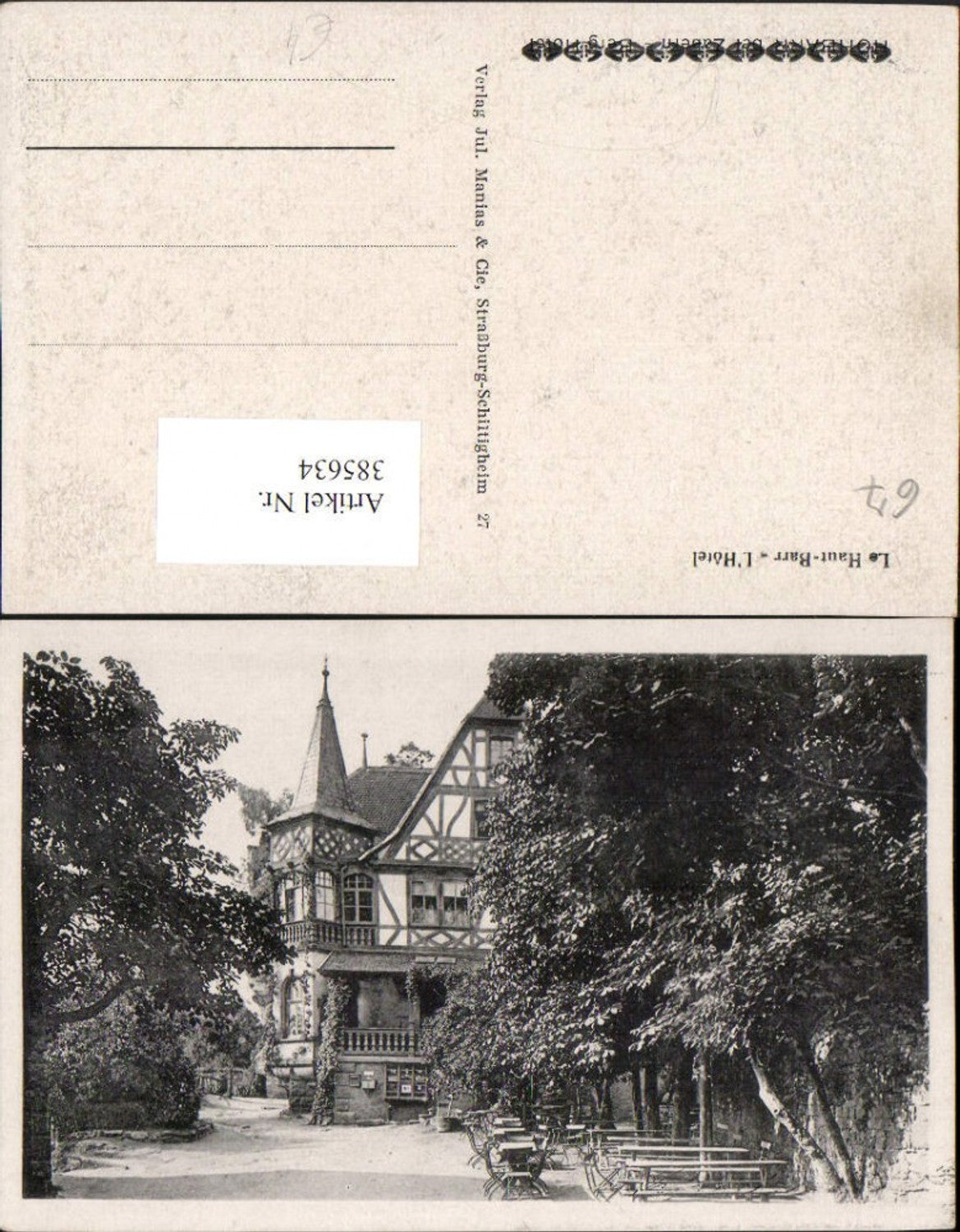 385634,Elsass Bas-Rhin Le Haut-Barr Hohbarr Hotel b. Zabern Saverne