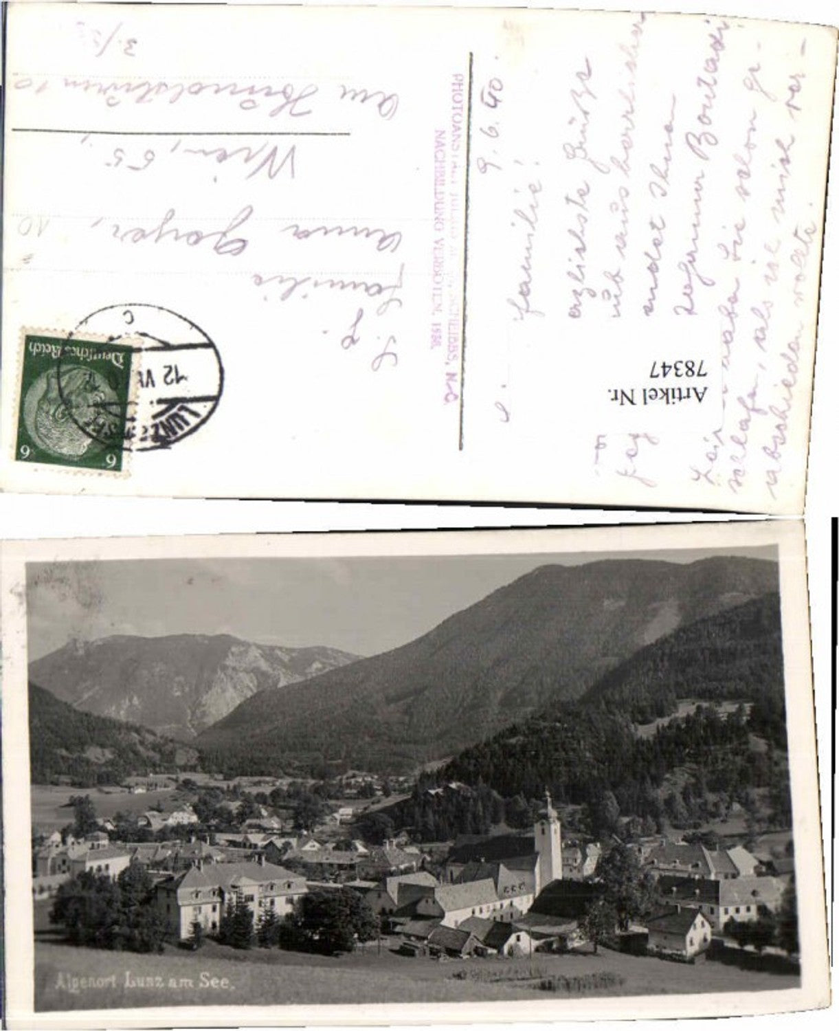 78347,Lunz am See Totale 1938