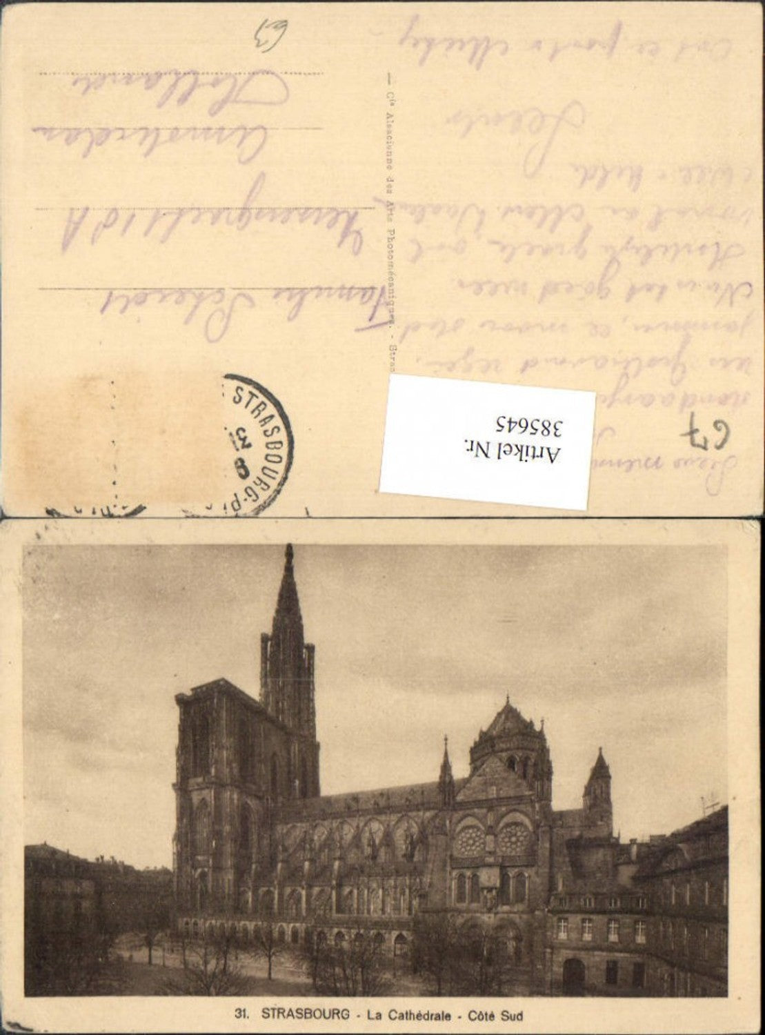 385645,Elsass Bas-Rhin Strasbourg Straßburg La Cathedrale Kirche