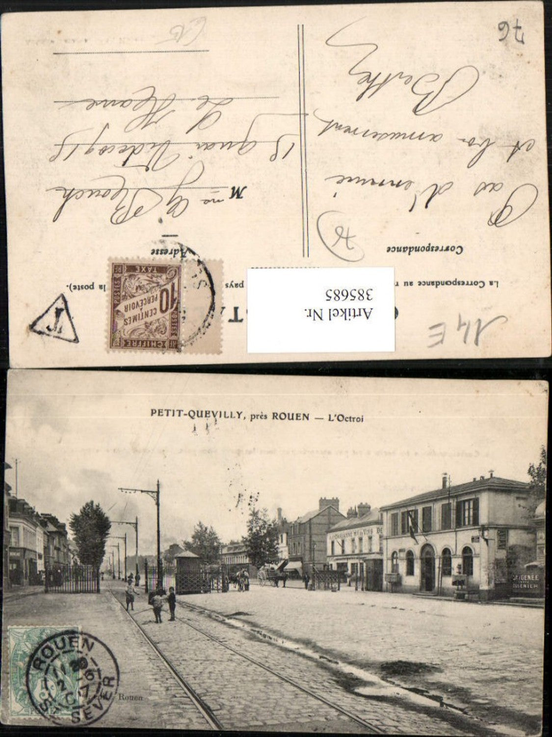 385685,Haute-Normandie Seine-Maritime Petit-Quevilly pres Rouen L'Octroi Straßenansicht