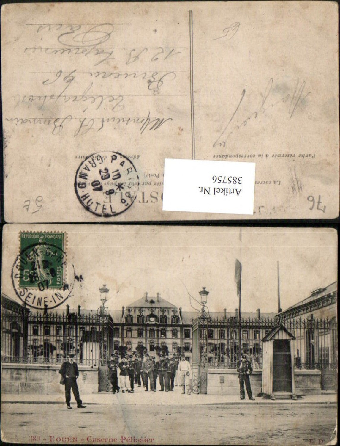 385756,Haute-Normandie Seine-Maritime Rouen Caserne Pelissier Barracks