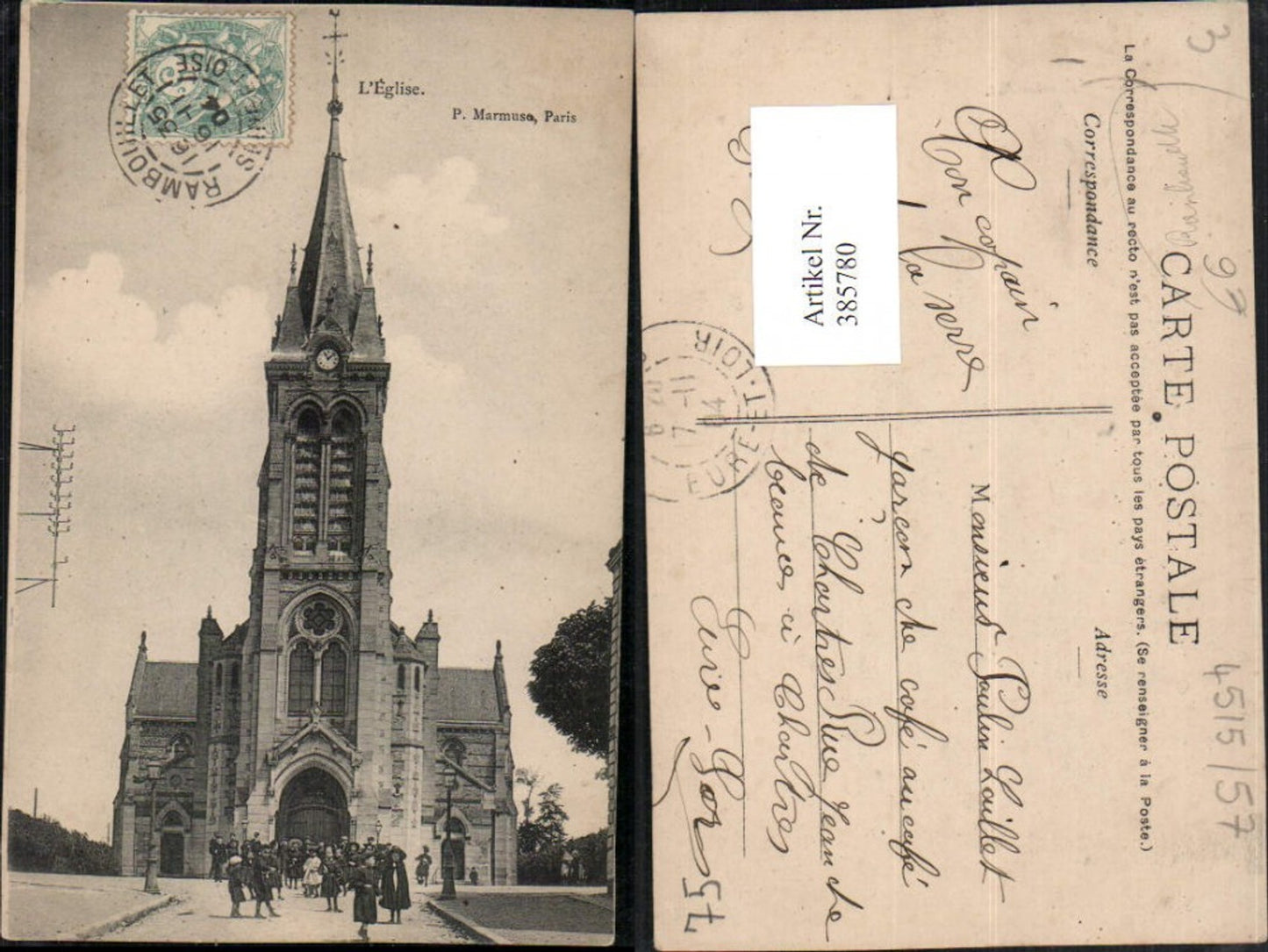385780,Ile-de-France Yvelines Rambouillet Eglise Saint Lubin Kirche