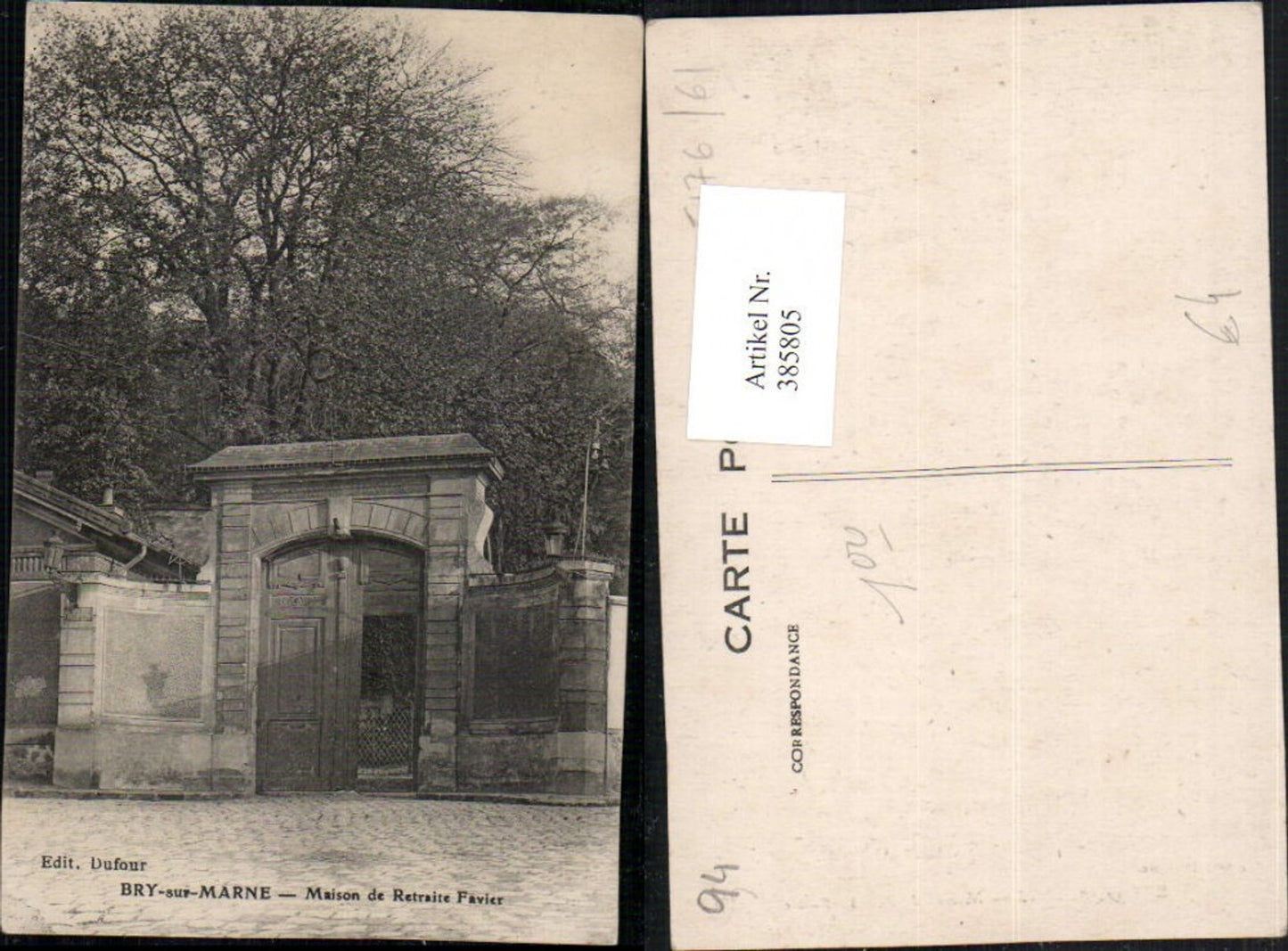 385805,Ile-de-France Val-de-Marne Bry-sur-Marne Maison de Retraite Favier Tor
