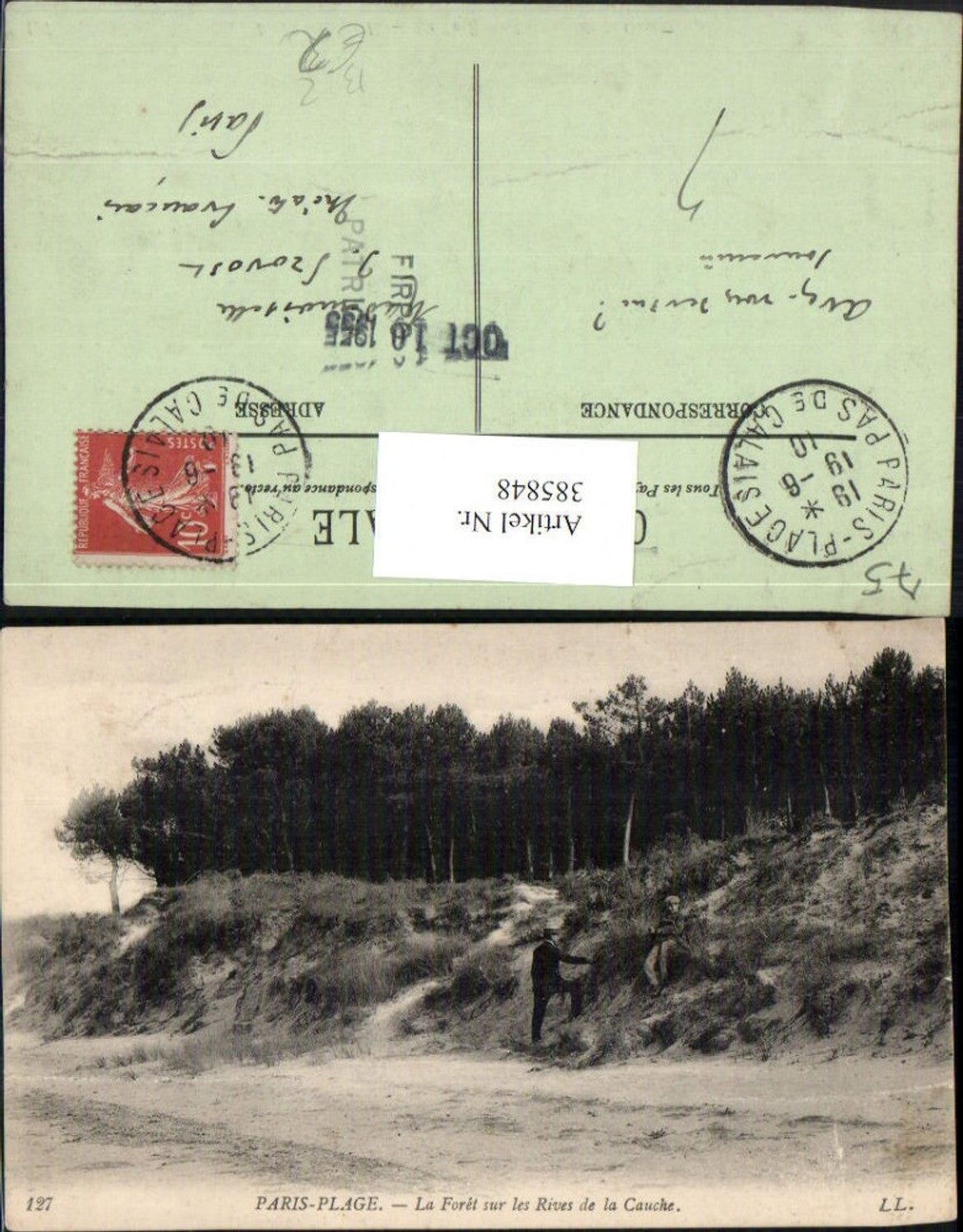 385848,Nord-Pas-de-Calais Pas-de-Calais Paris-Plage La Foret sur les Rives de la Cauche Strand