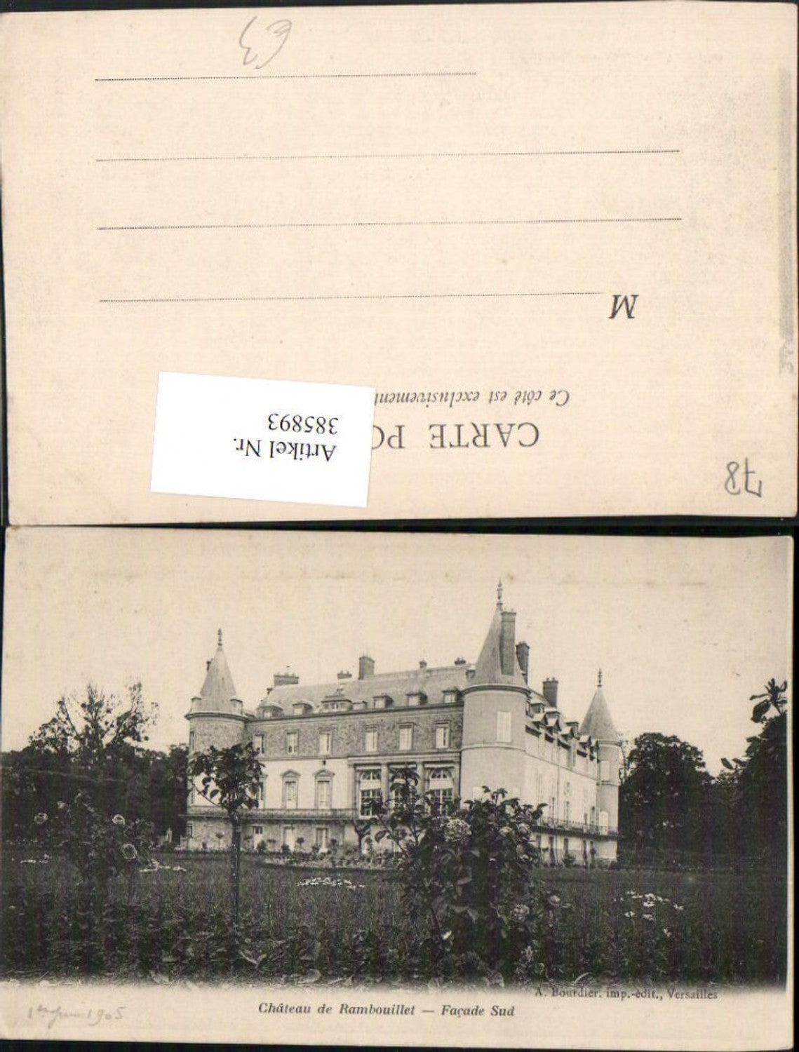 385893,Ile-de-France Yvelines Chateau de Rambouillet Schloss