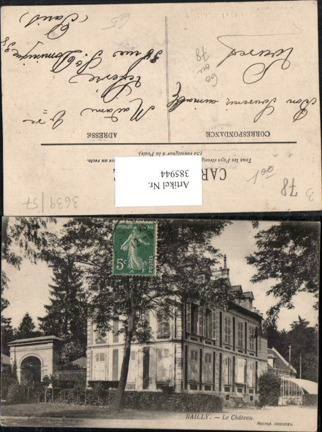 385944,Ile-de-France Yvelines Bailly Le Chateau Schloss