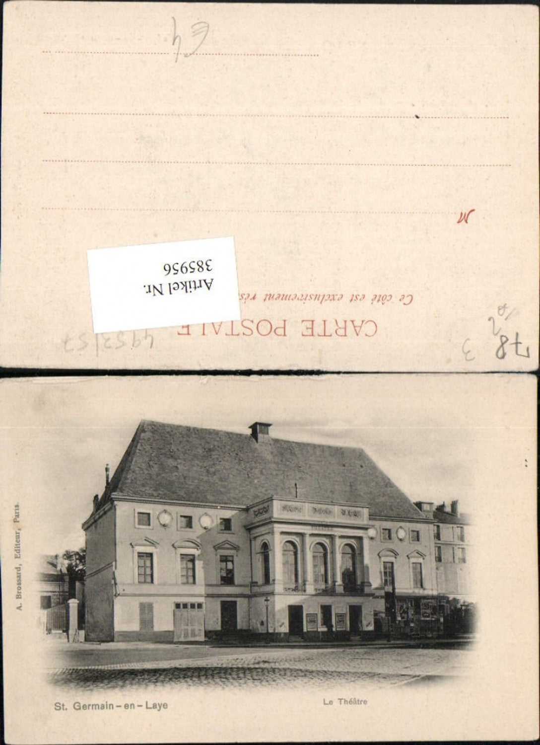 385956,Ile-de-France Yvelines St-Germain-en-Laye Le Theatre Theater Gebäude