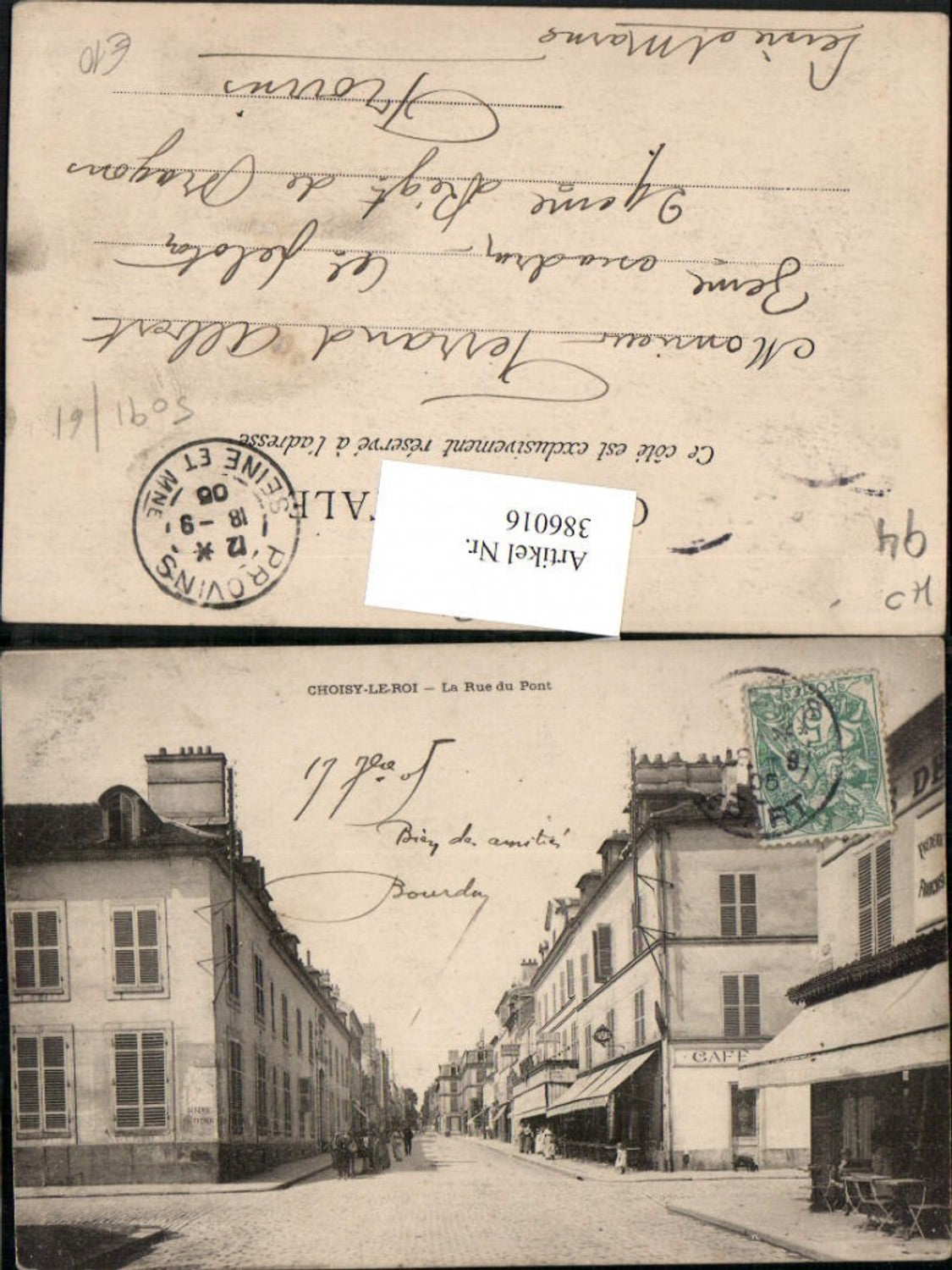 386016,Ile-de-France Val-de-Marne Choisy-le-Roi La Rue du Pont Straßenansicht