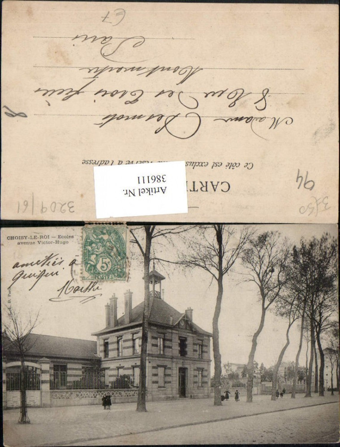 386111,Ile-de-France Val-de-Marne Choisy-le-Roi Ecoles avenue Victor-Hugo Schule