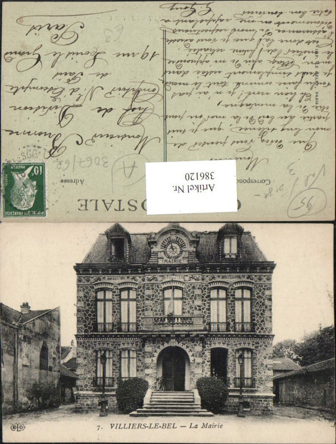 386120,Ile-de-France Val-Oise Villiers-le-Bel La Mairie Rathaus