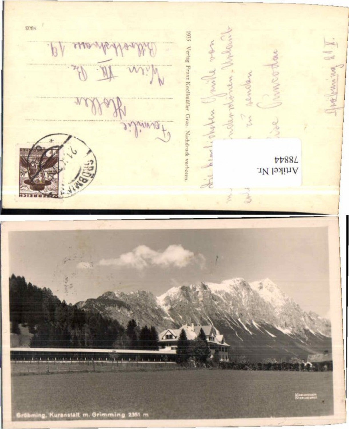Alte Ansichtskarte – Old Postcard