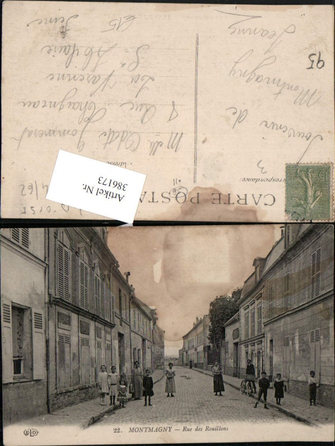 386173,Ile-de-France Val-Oise Montmagny Rue des Rouillons Straßenansicht