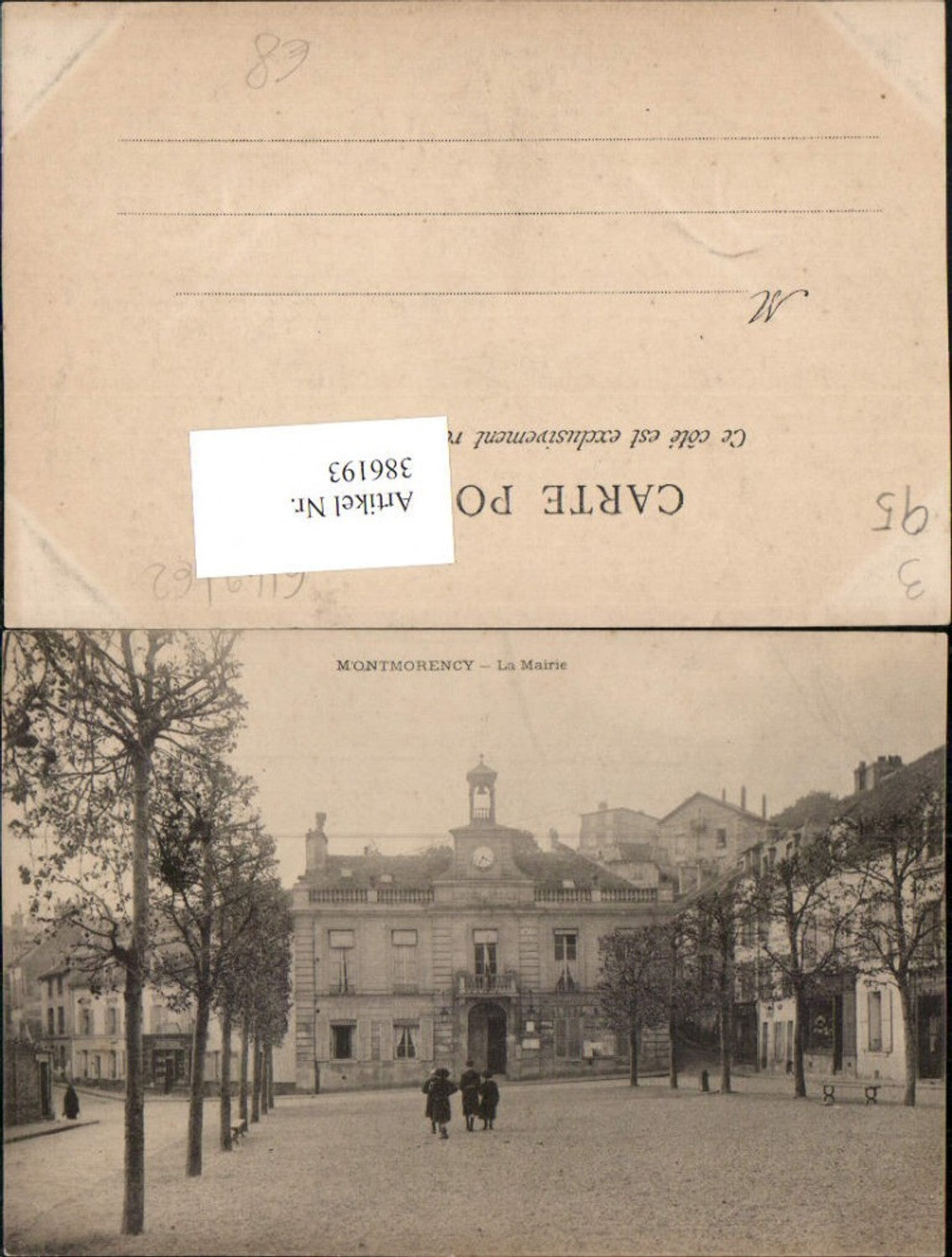 386193,Ile-de-France Val-Oise Montmorency La Mairie Rathaus Gebäude