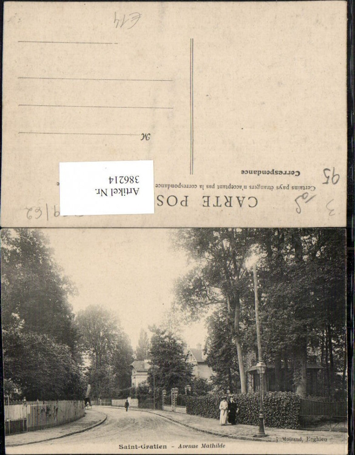 386214,Ile-de-France Val-Oise Saint-Gratien Avenue Mathilde Straßenansicht