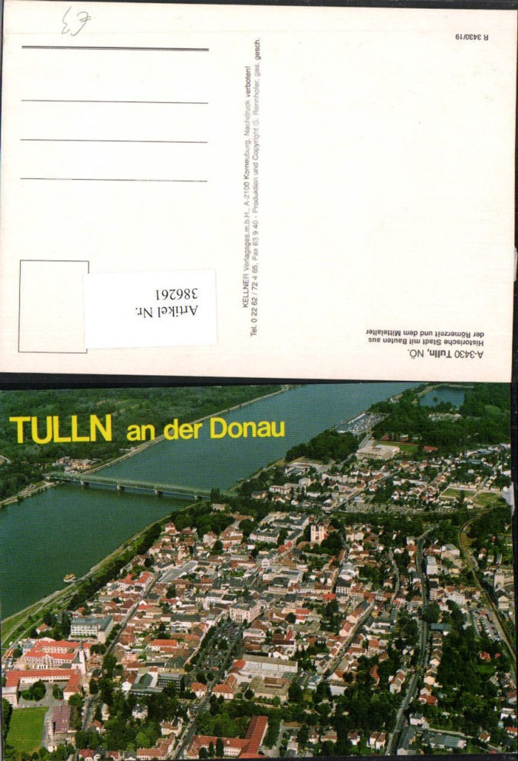 386261,Tulln an d. Donau Totale Brücke