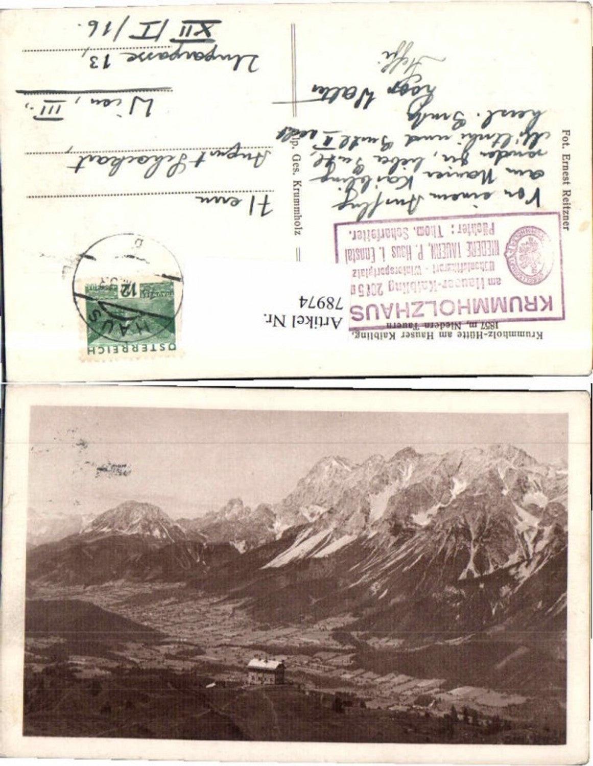 Alte Ansichtskarte – Old Postcard