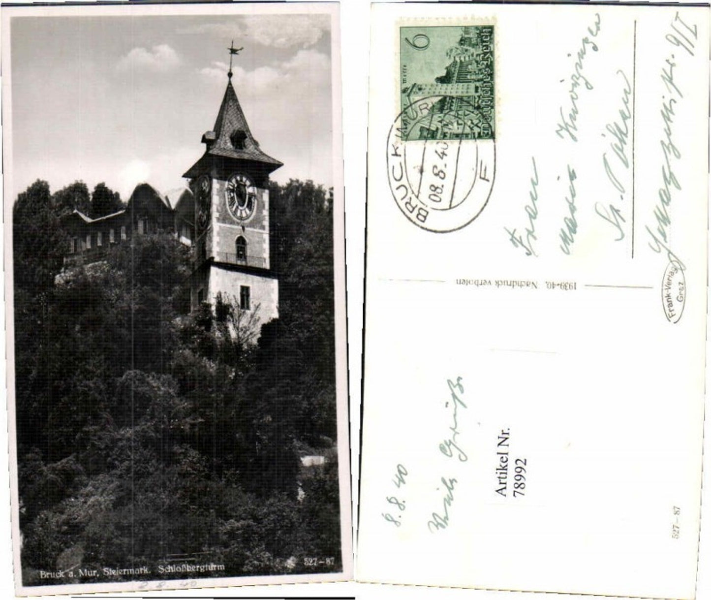 Alte Ansichtskarte – Old Postcard