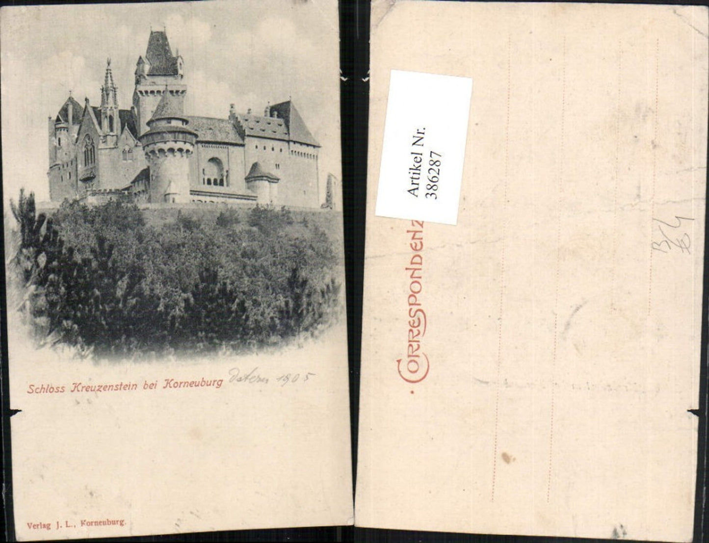 386287,Schloss Burg Kreuzenstein b. Korneuburg Leobendorf