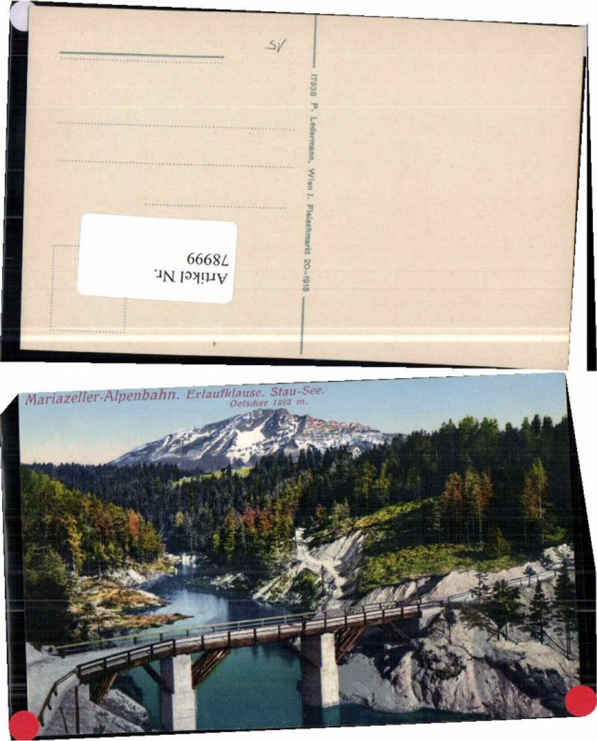 78999,Mariazellerbahn Erlaufklause Mitterbach Ötscher