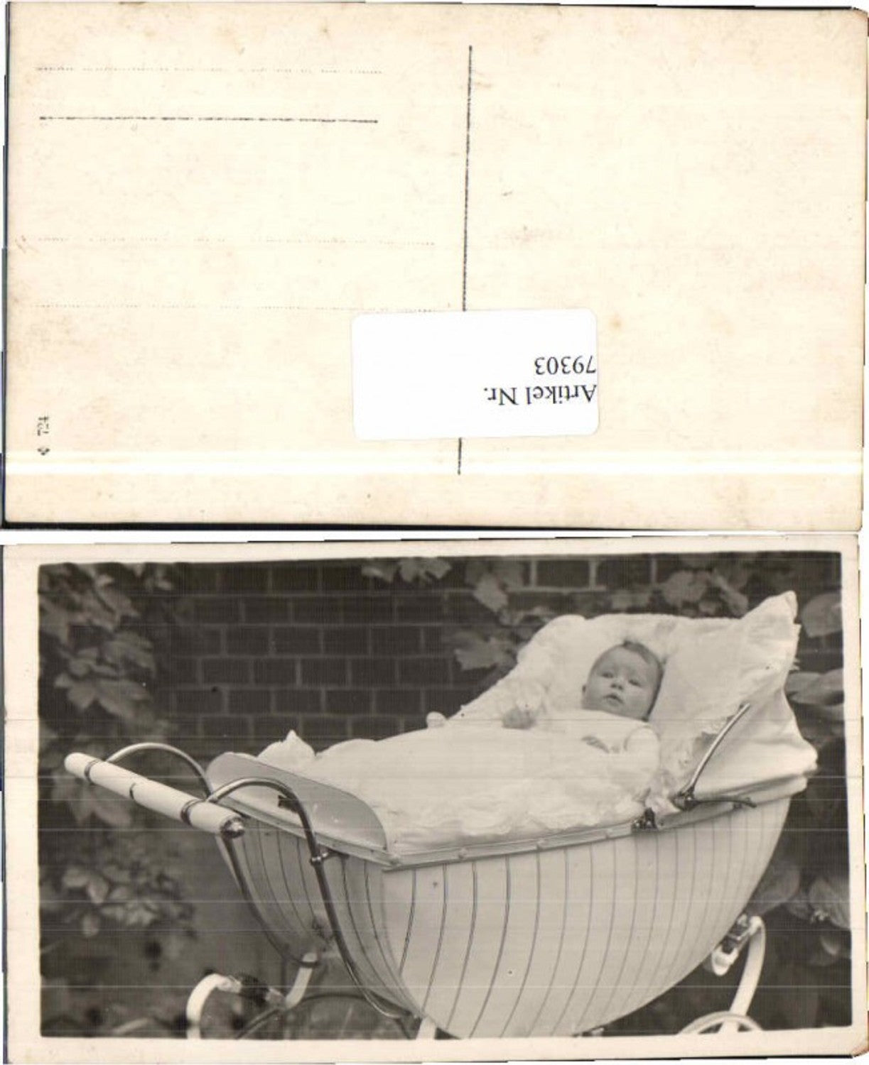 79303,Süsses Baby Kinderwagen 1930