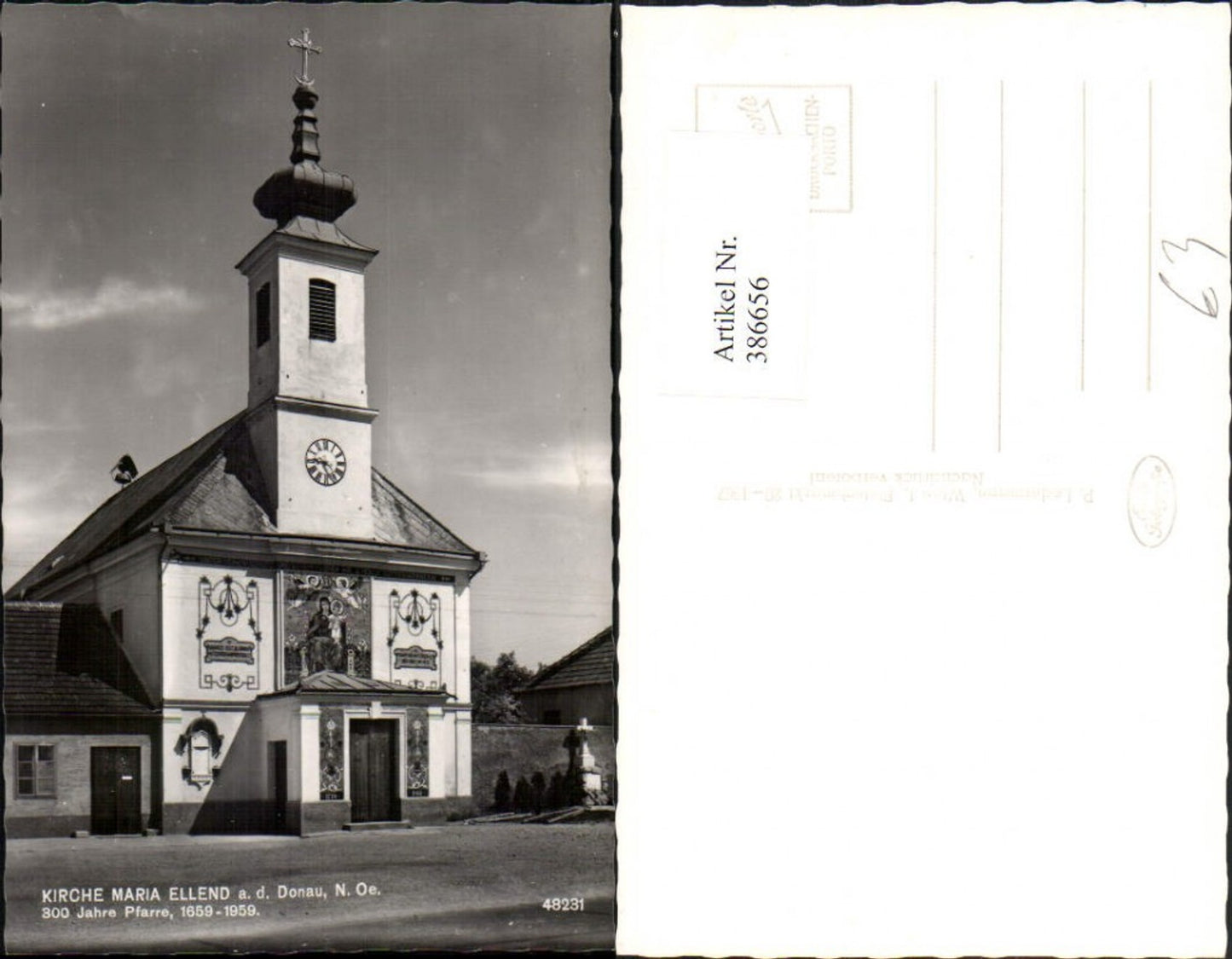 386656,Kirche Maria Ellend an d. Donau