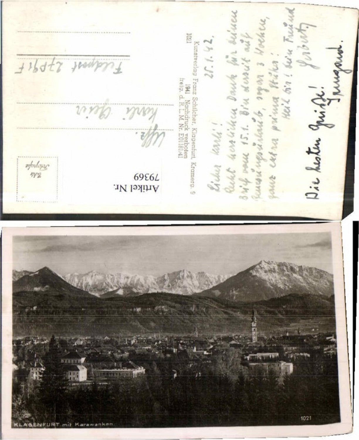 Alte Ansichtskarte – Old Postcard