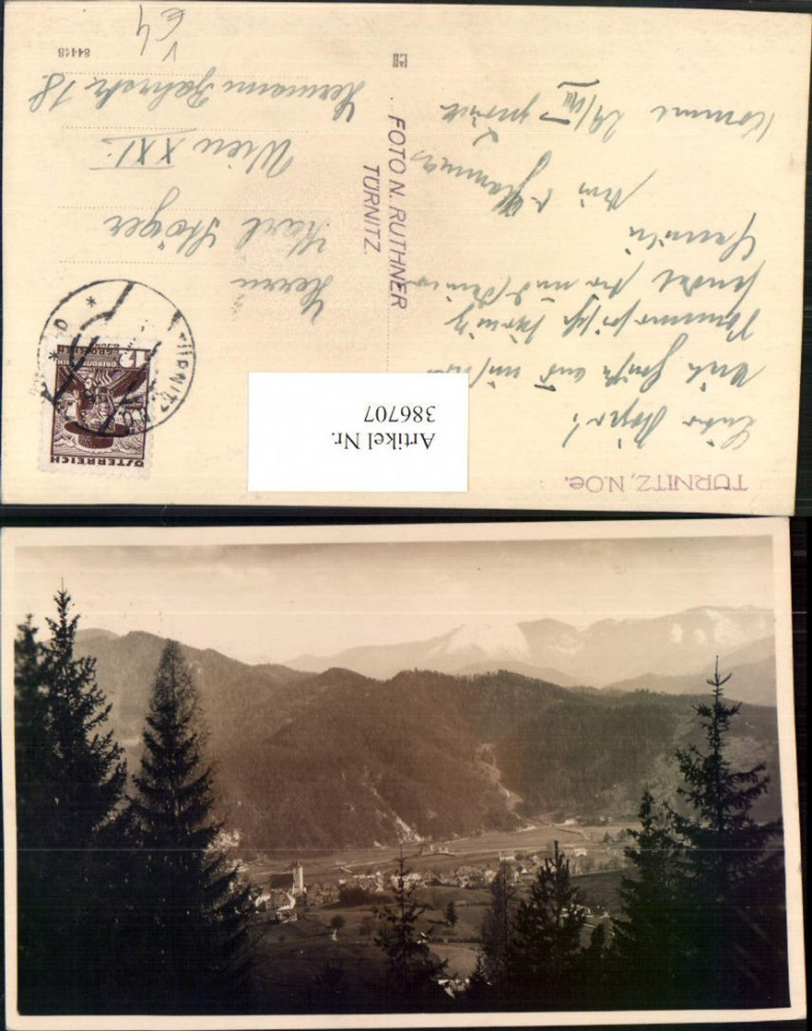 386707,Türnitz Totale Bergkulisse pub Foto N. Ruthner