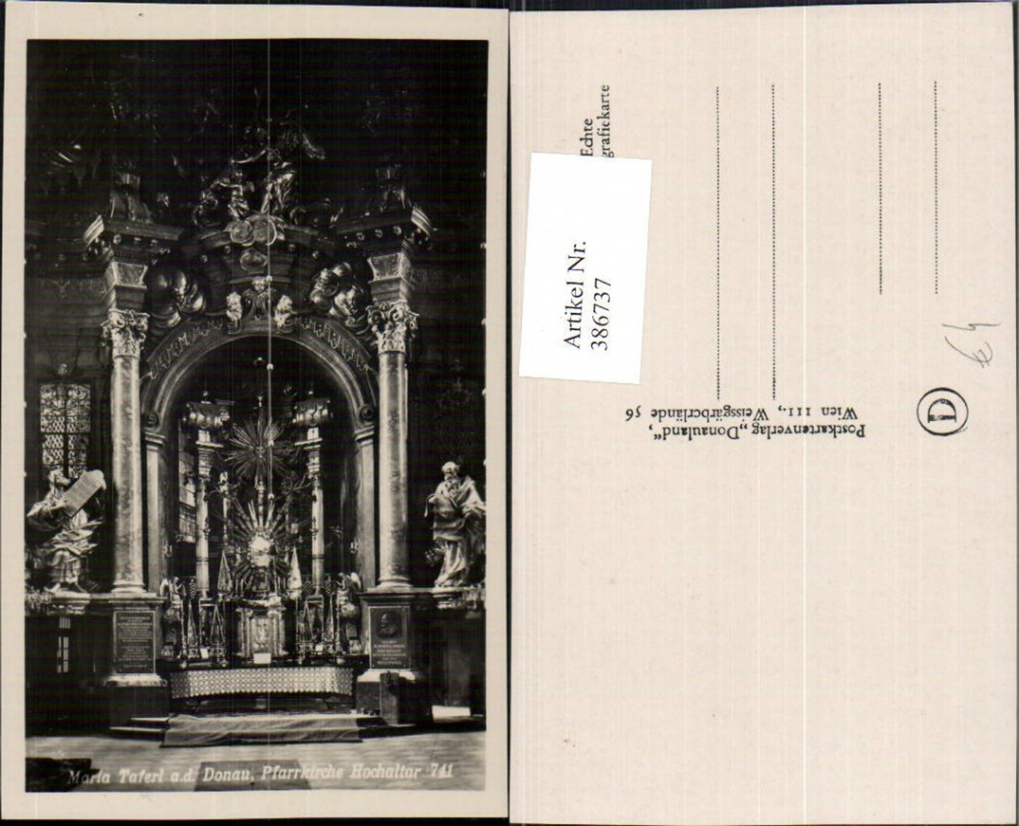 386737, Maria Taferl on the Danube Parish Church High Altar