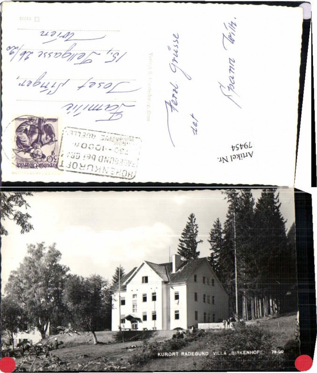 Alte Ansichtskarte – Old Postcard