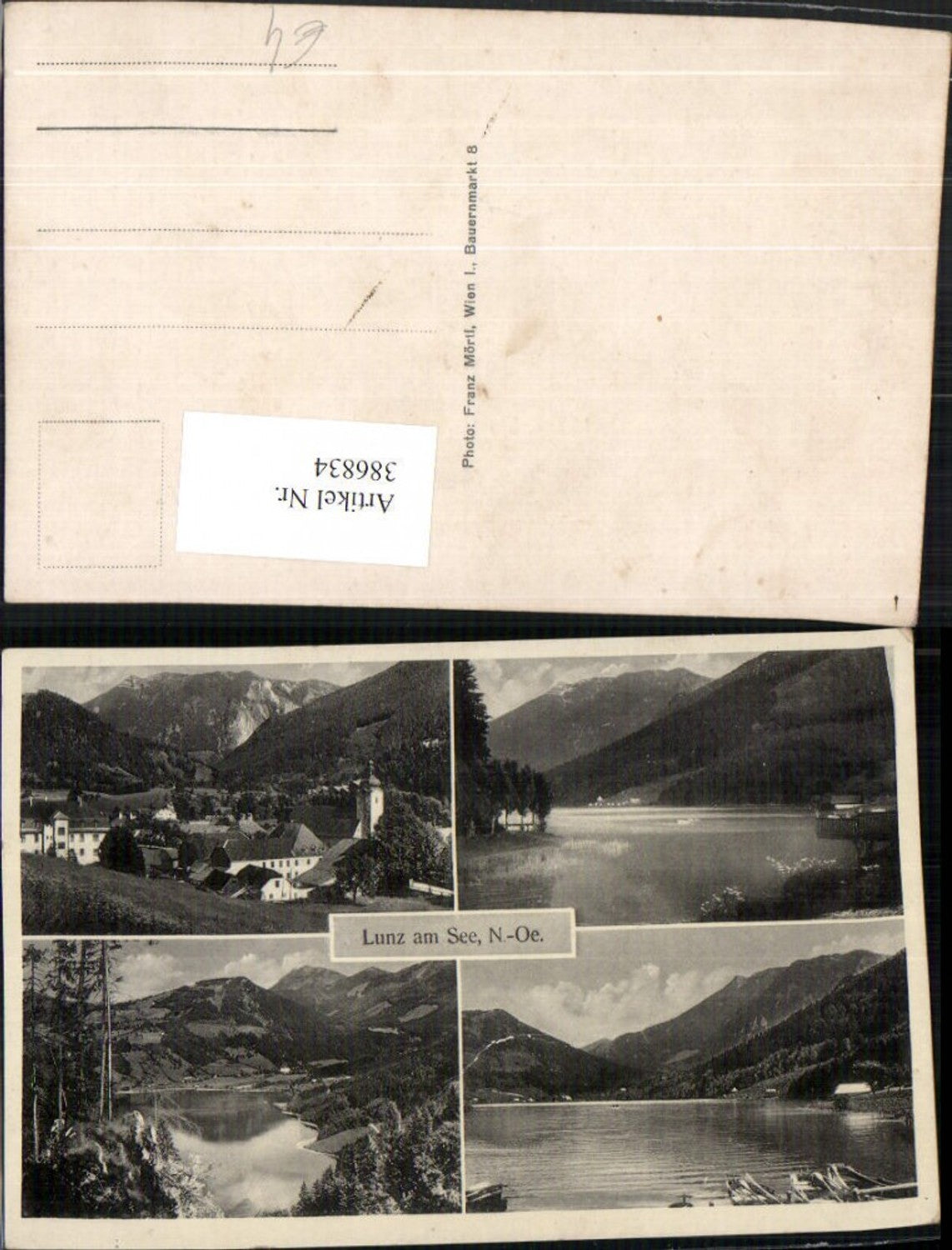 386834,Lunz am See Totale Lunzersee Mehrbildkarte