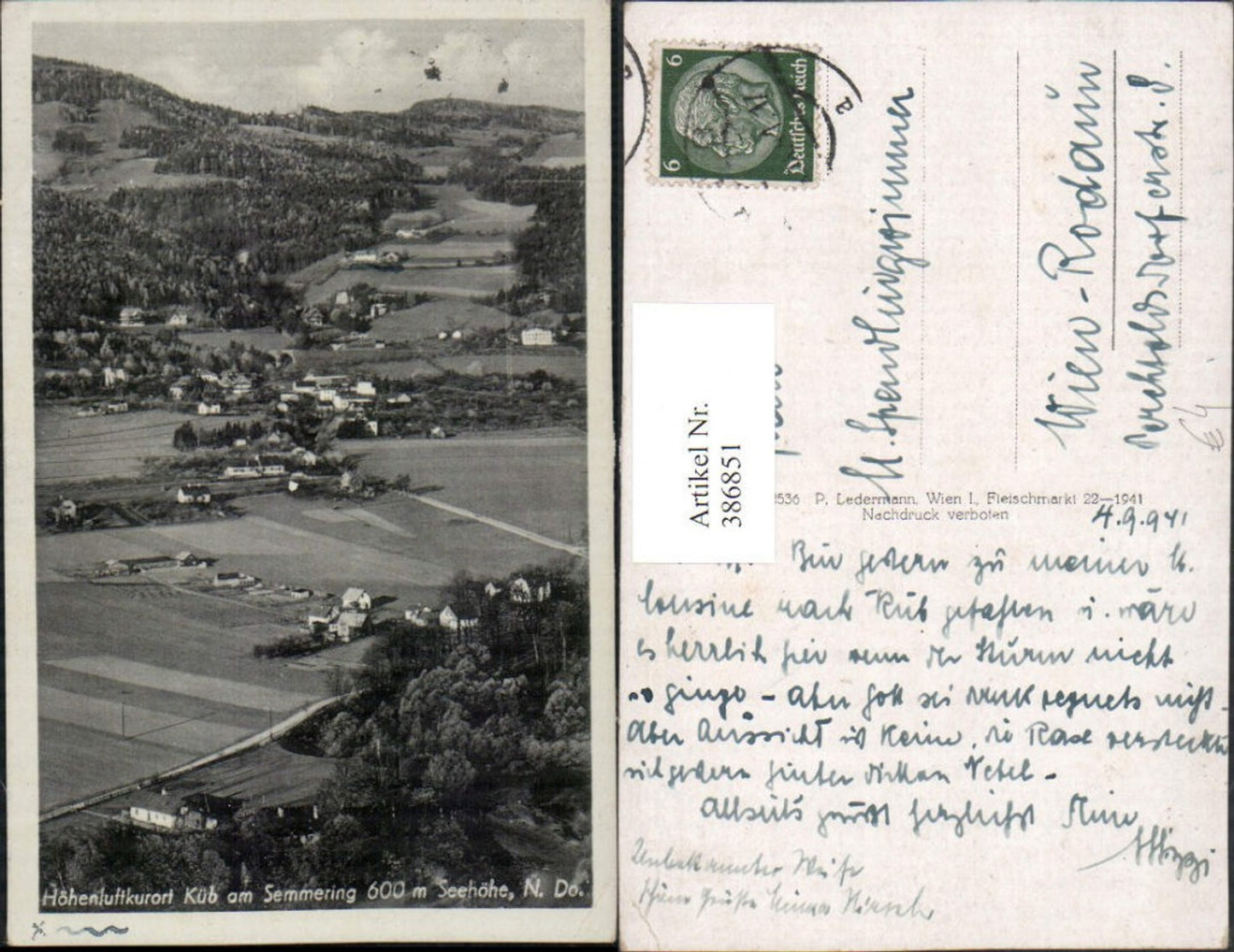 386851,Küb am Semmering Totale
