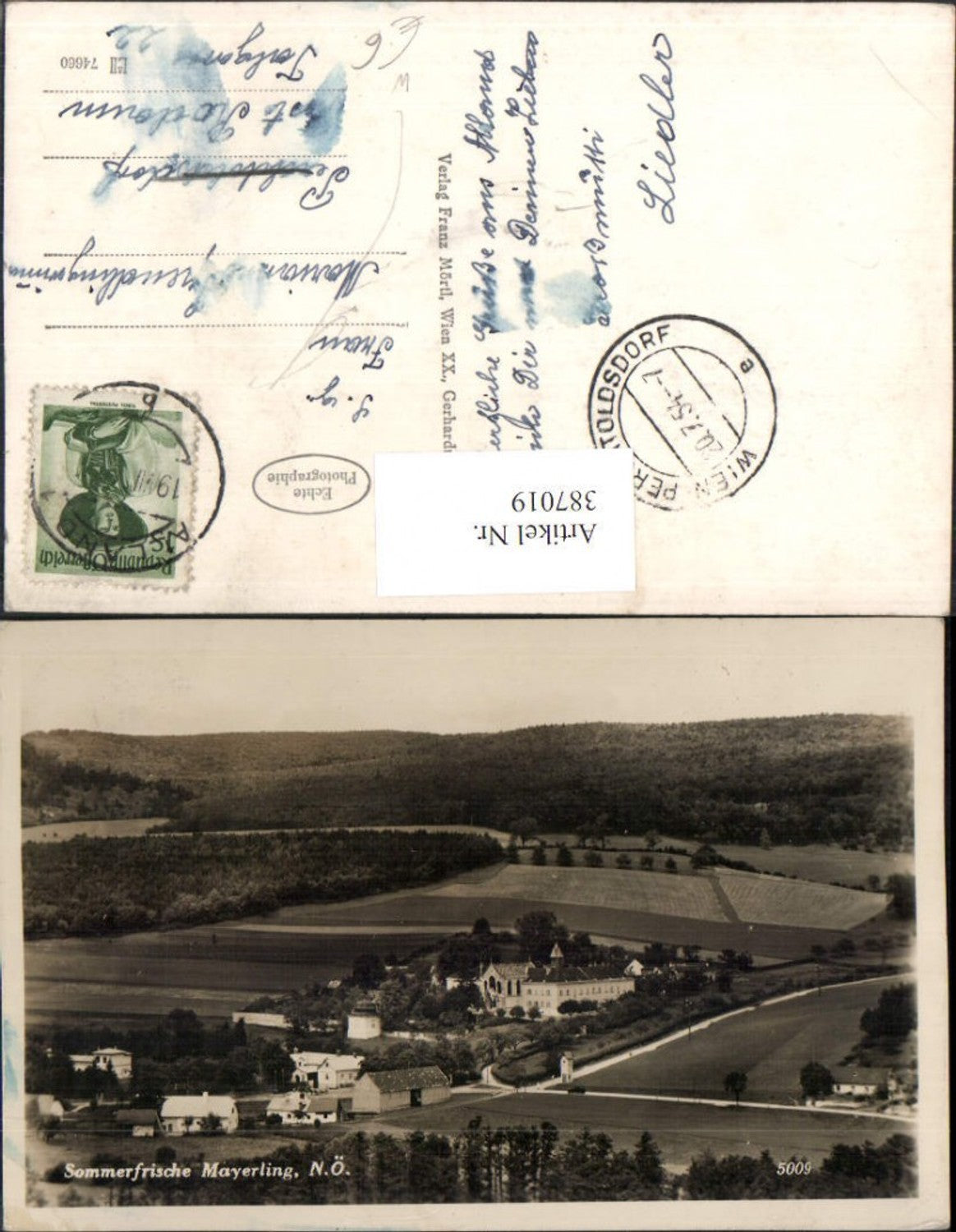 387019,Mayerling Schloss Kloster b. Alland