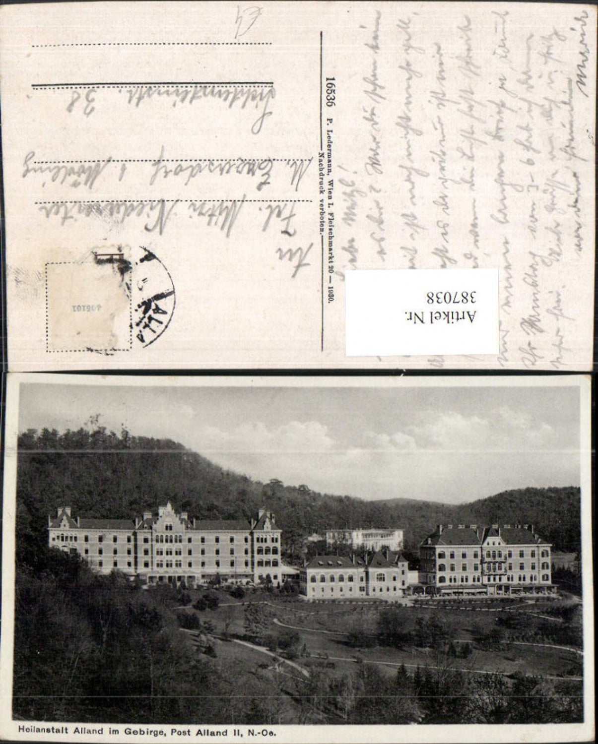 387038,Alland im Gebirge Heilanstalt