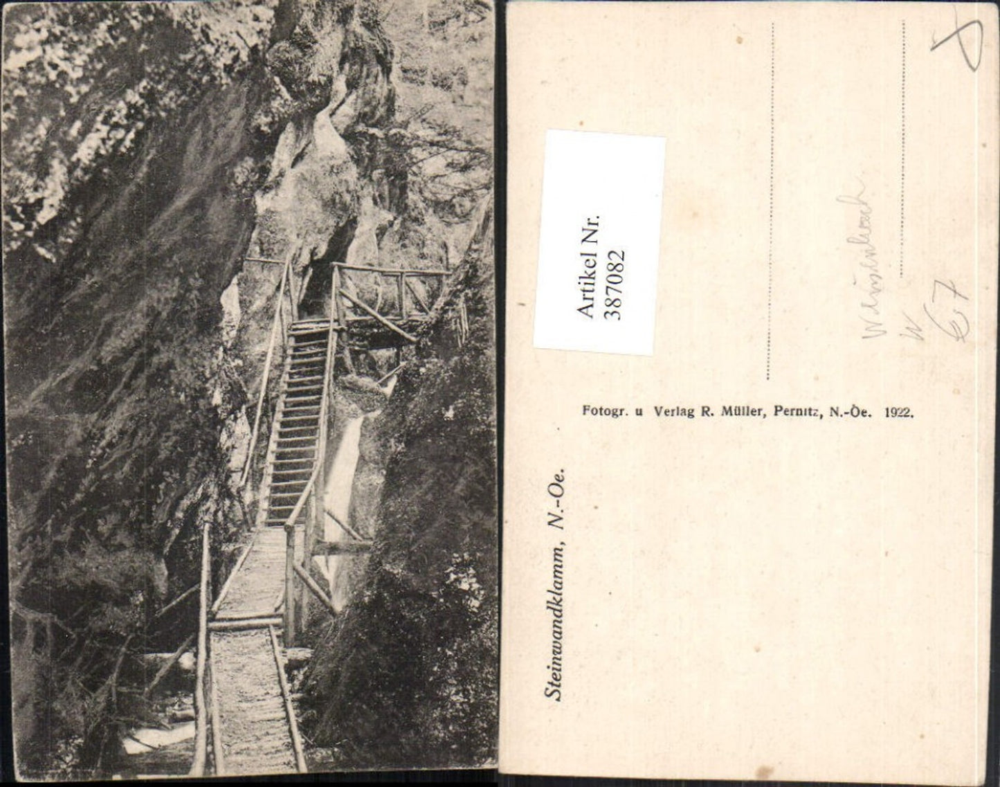 387082,Steinwandklamm b. Weissenbach Furth an d. Triesting Leiter