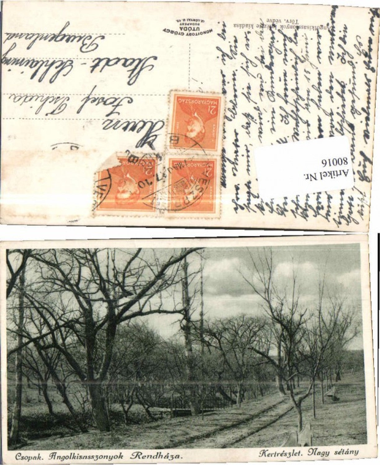 Alte Ansichtskarte – Old Postcard