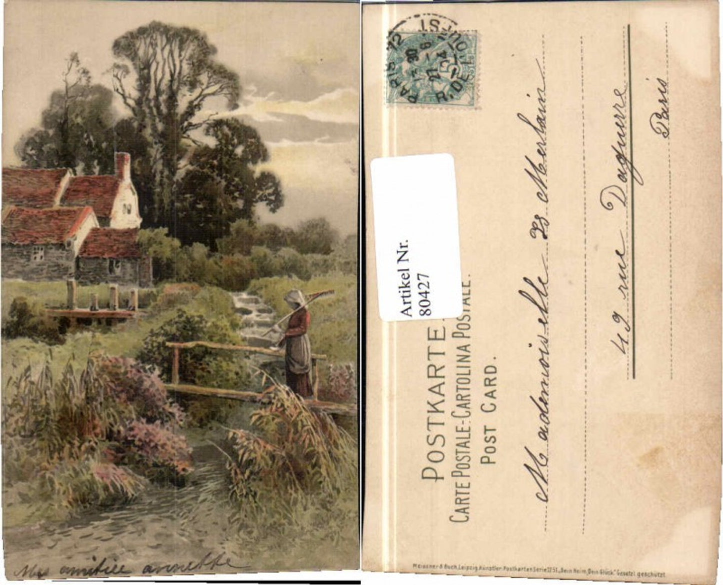 80427,Meissner & Buch 1251 Bauer Rechen mein Haus mein Glück