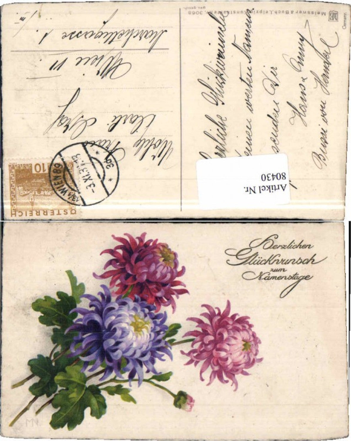 80430, Meissner & Buch 3068 Flowers MN