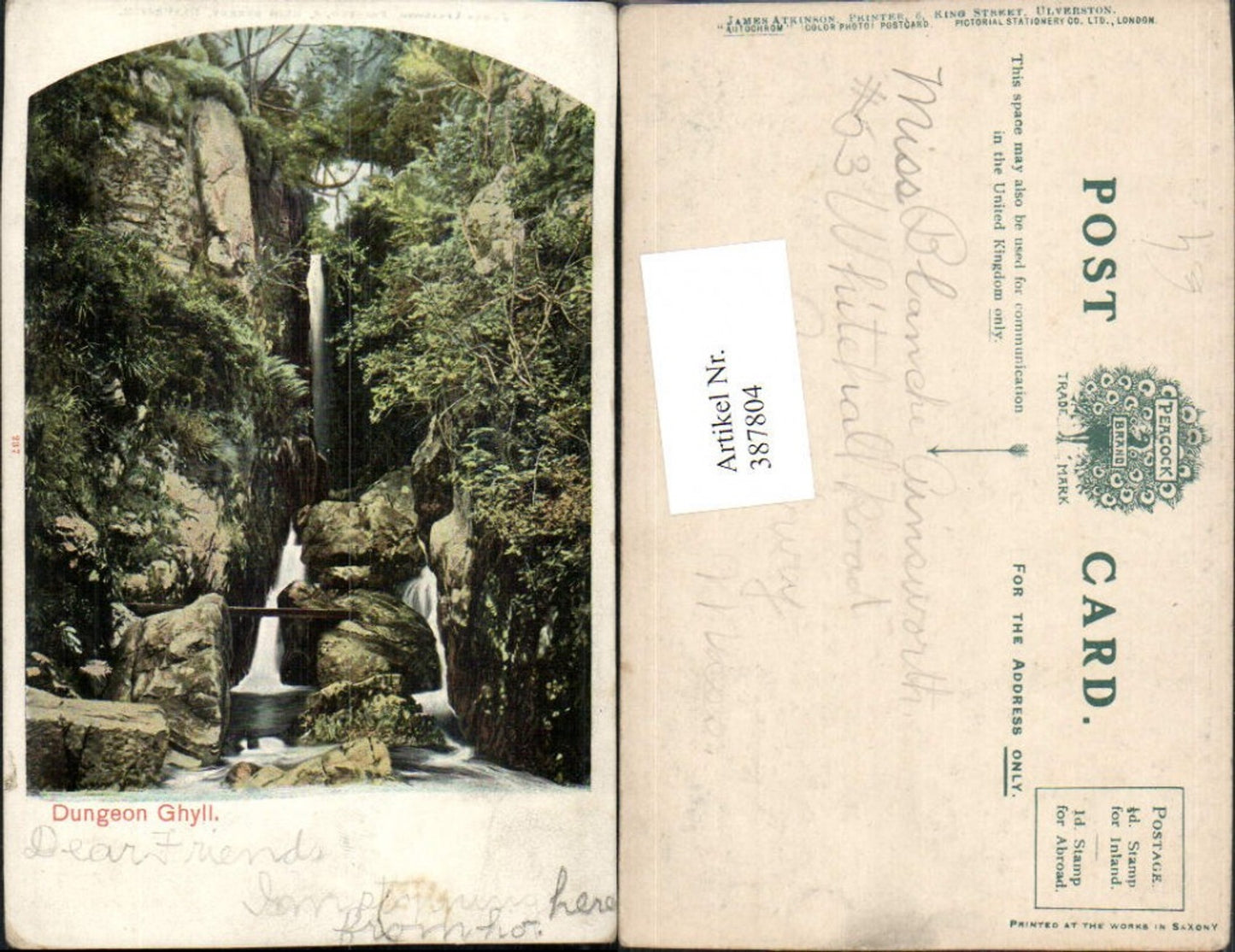 Alte Ansichtskarte – Old Postcard